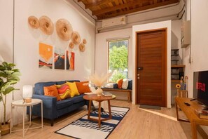 Basic-studiolejlighed - terrasse | Opholdsområde