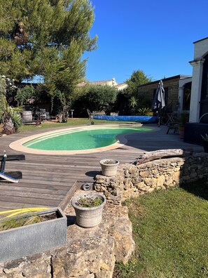 Pool - house for 6 persons with AC, swimming pool, games, sports and nature (Aniane)