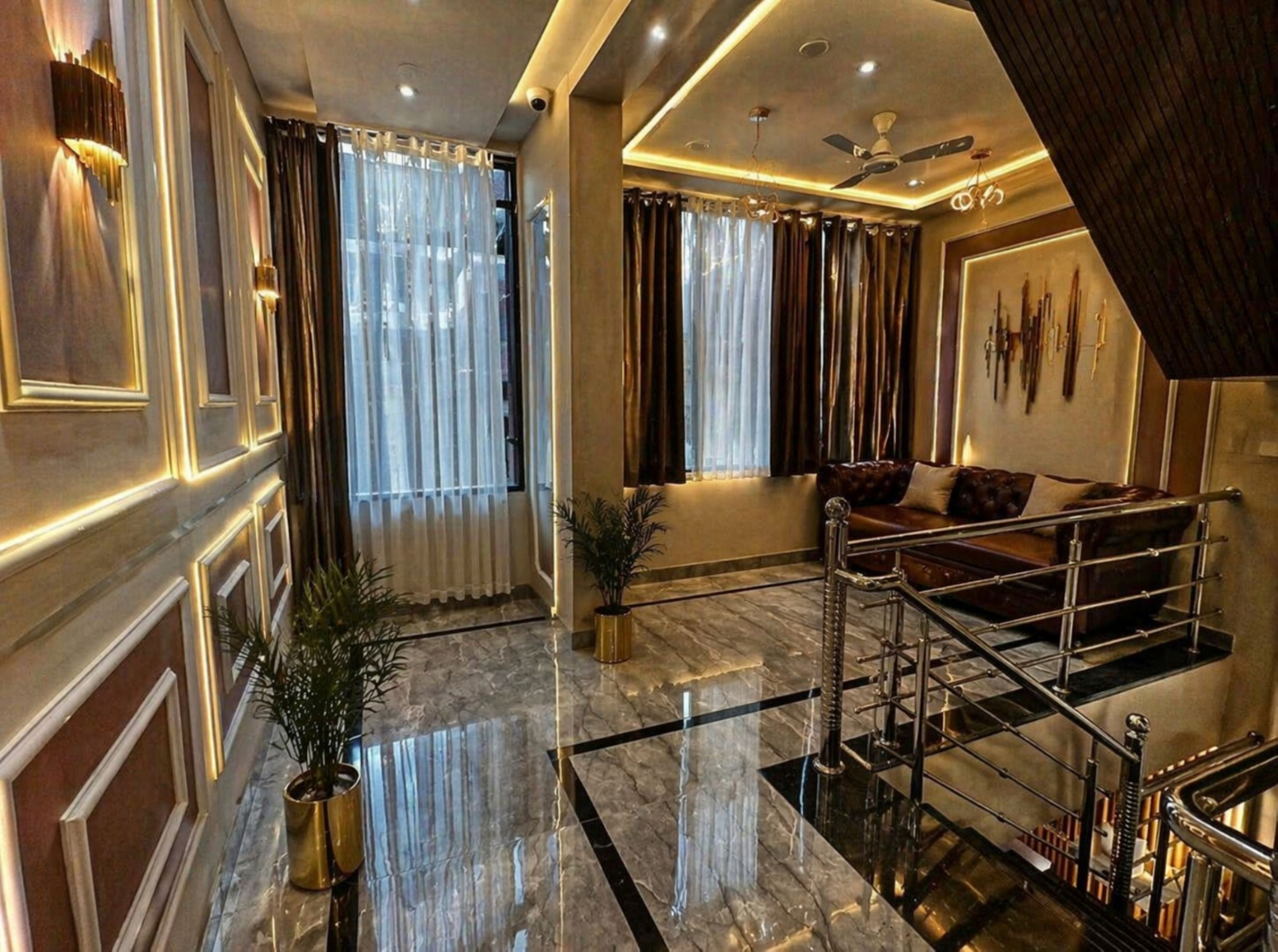 Quarto casal, vista para a cidade | Parte interna