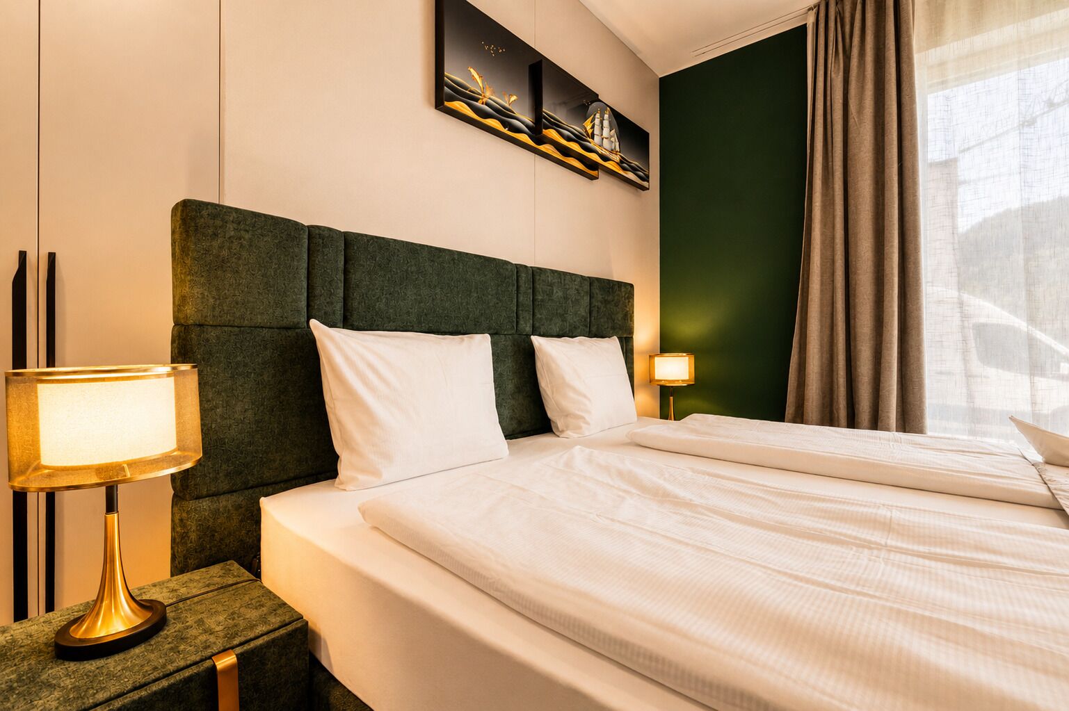 Appartement Standard | Coffre-fort, bureau, lit de bébé (supplément), accès au Wi-Fi (inclus)