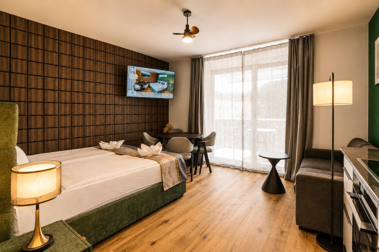 Comfort Apartment | In-room safe, desk, cribs (surcharge), WiFi (free)