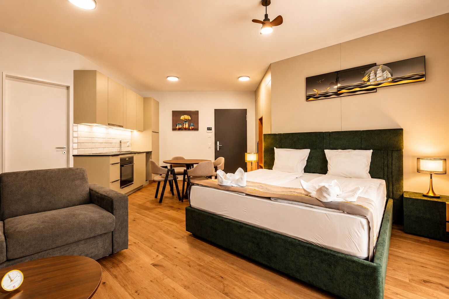 Standard Apartment | In-room safe, desk, cribs (surcharge), WiFi (free)