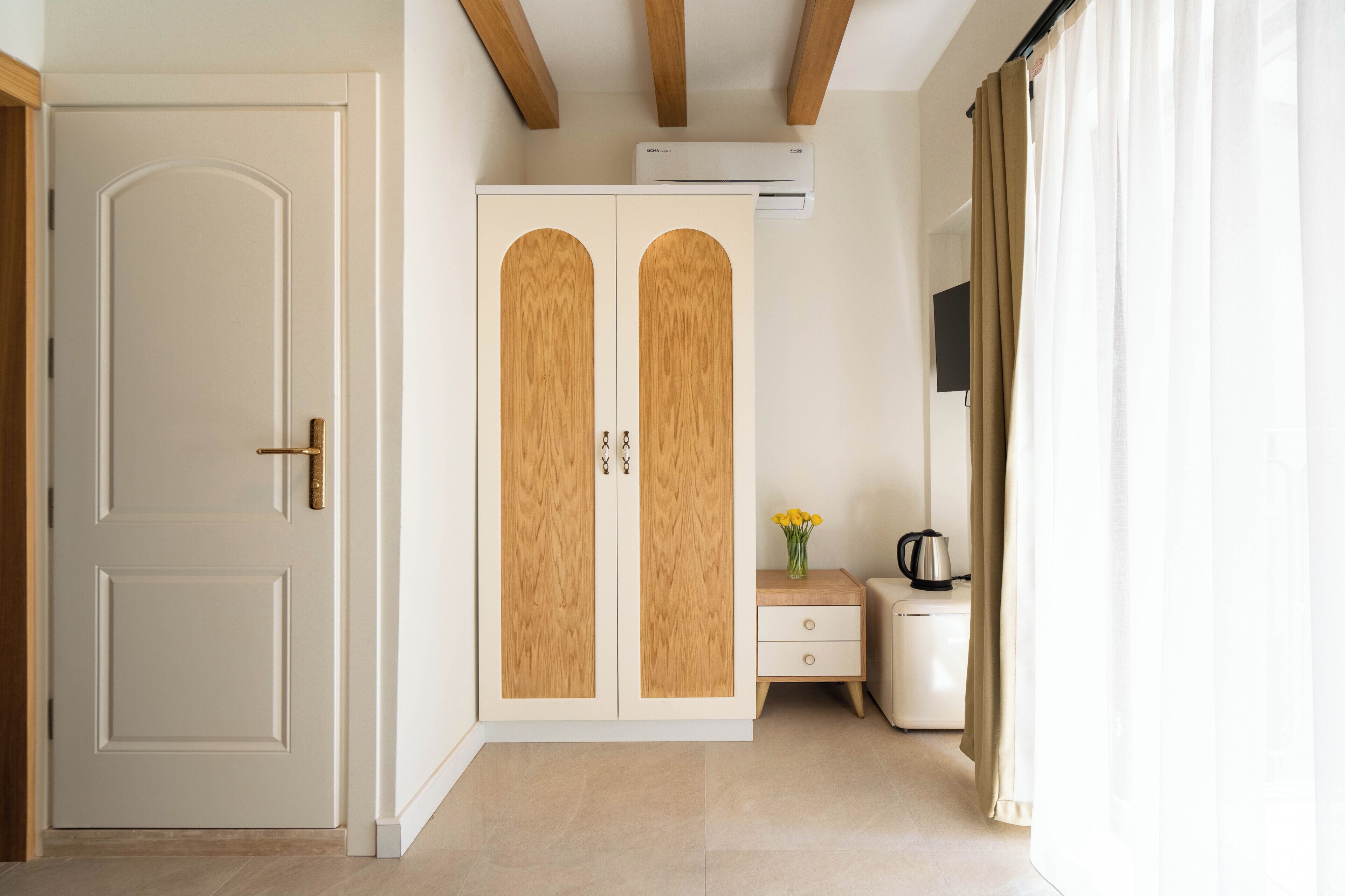 Comfort Room | Bathroom | Shower, hair dryer, slippers, towels