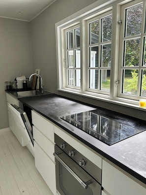 Oven, dishwasher, coffee/tea maker - Holiday home between two beaches in Sjællands Odde (Sjællands Odde)