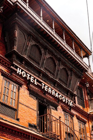Exterior detail - Hotel Terracotta (Bhaktapur)