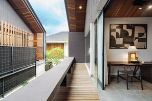 Villa, 2 camere da letto, piscina privata, vista piscina | Balcone