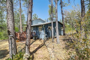Interior - Deck, Trails & Forest Views! Ponderosa Park Cabin (Prescott)