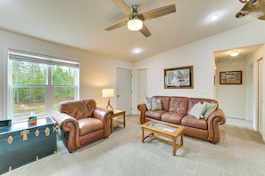 House (2 Bedrooms) | Interior - Wildlife Viewing & Trails! 155-acre UP Retreat (Rudyard)