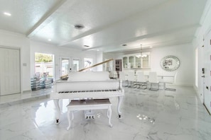 House, Multiple Beds, Pool Access, Ocean View (5833 Ocean) | Interior - Ocean View + Poolside Opulence Tennis (Corpus Christi)