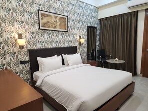 Desk, laptop workspace, free WiFi - HOTEL ANANDAM RESIDENCY NEAR  GAUR CITY  (Greater Noida)