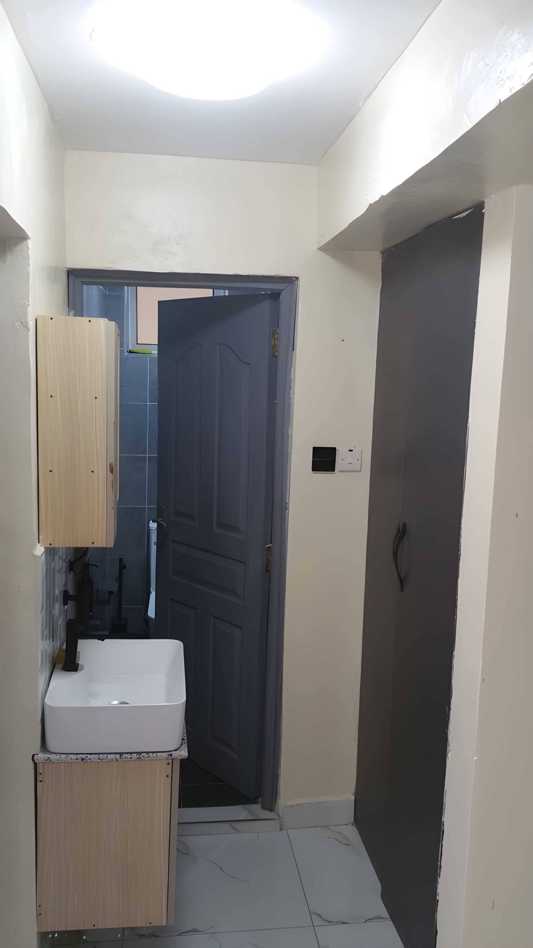 Shower, towels, soap, toilet paper
