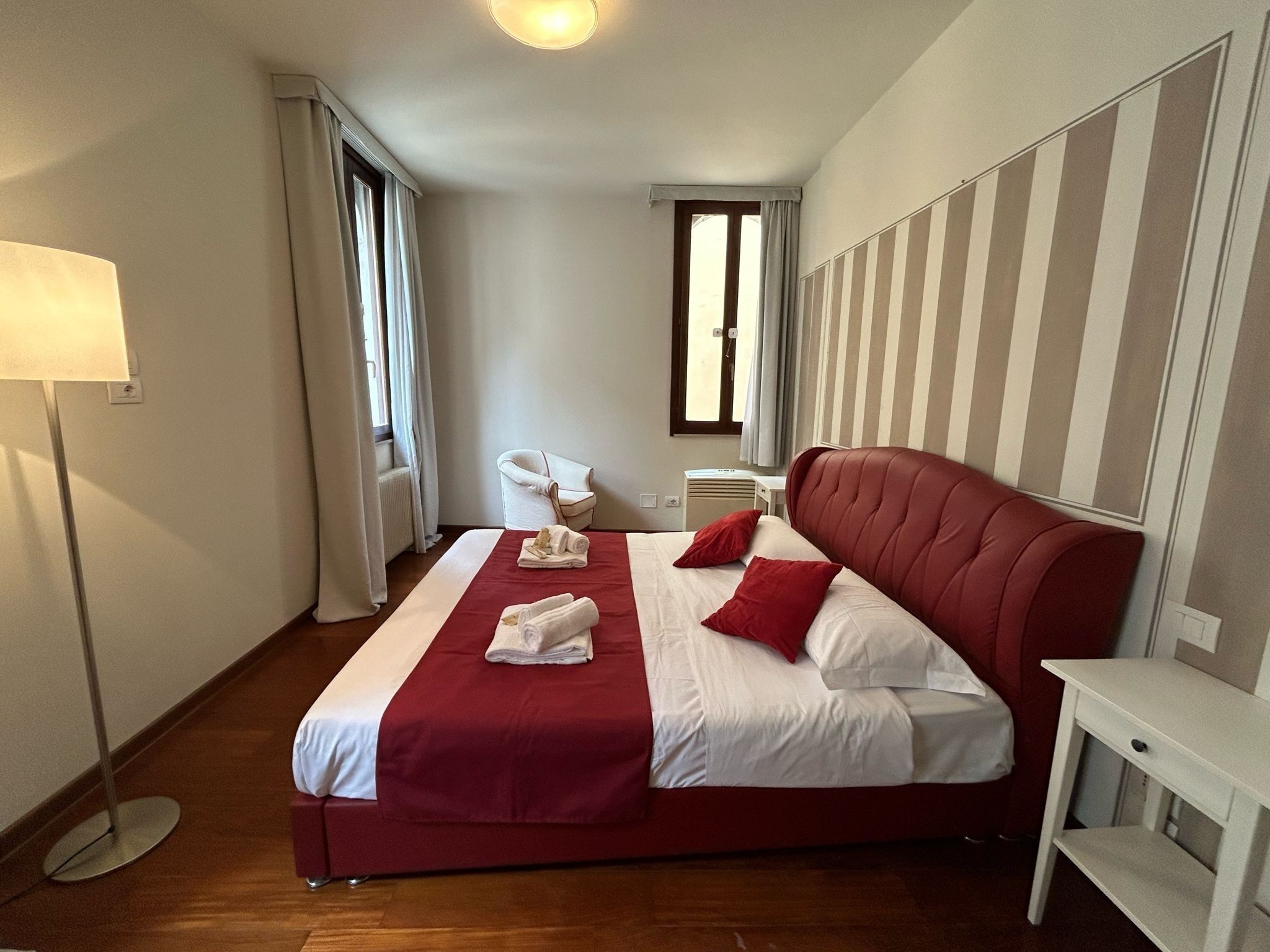 Desk, blackout drapes, iron/ironing board, free WiFi