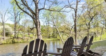 Riverfront condo on the Little River — the quiet side of Townsend