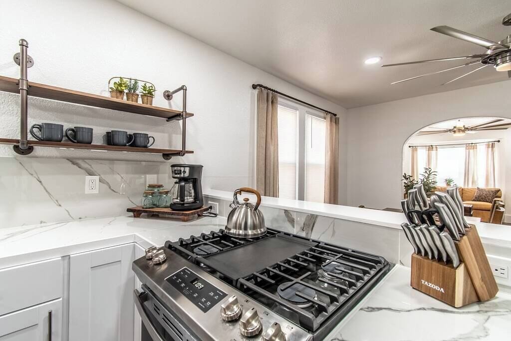 Kondominium, Beberapa Tempat Tidur, dapur, pemandangan kebun (1117 Ocean A) | Dapur pribadi