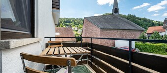 Landhaus Gisela 2.0 – Appartement moderne avec balcon, vue sur le château, emplacement central