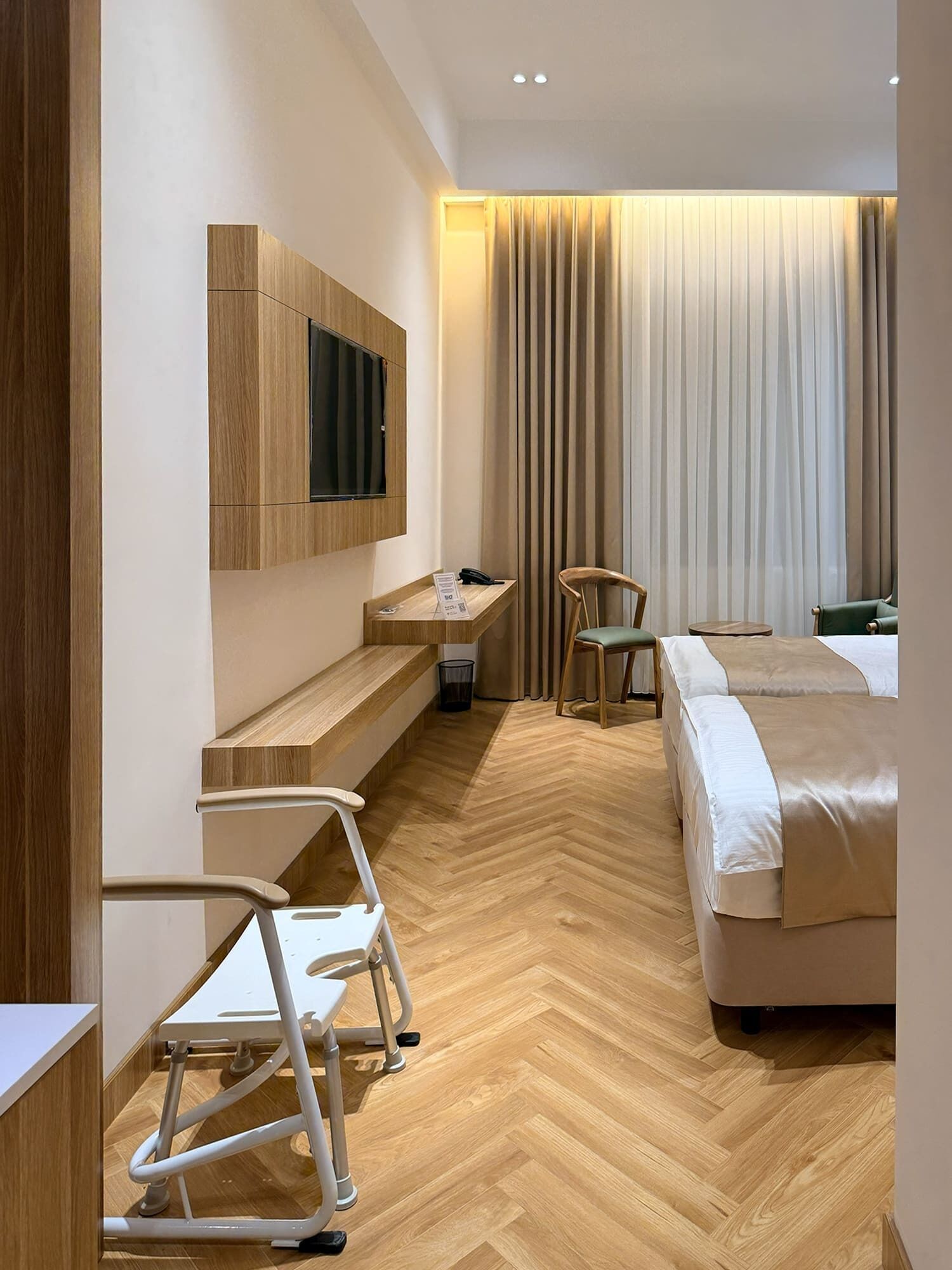 Premium bedding, down duvets, in-room safe, individually decorated