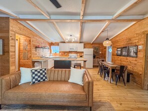 Living area - Waterfront River House w/ Dock, Games, Huge Decks & Renovated Interior (Rocky Point)
