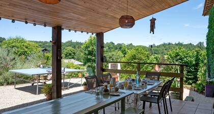 Chambre d'hĂŽte Baladous - Arbas avec terrasse commune, Wi-Fi et climatisation