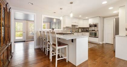 Long Lake Escape: 4BR Modern Home 15 Min to Downtown Traverse City
