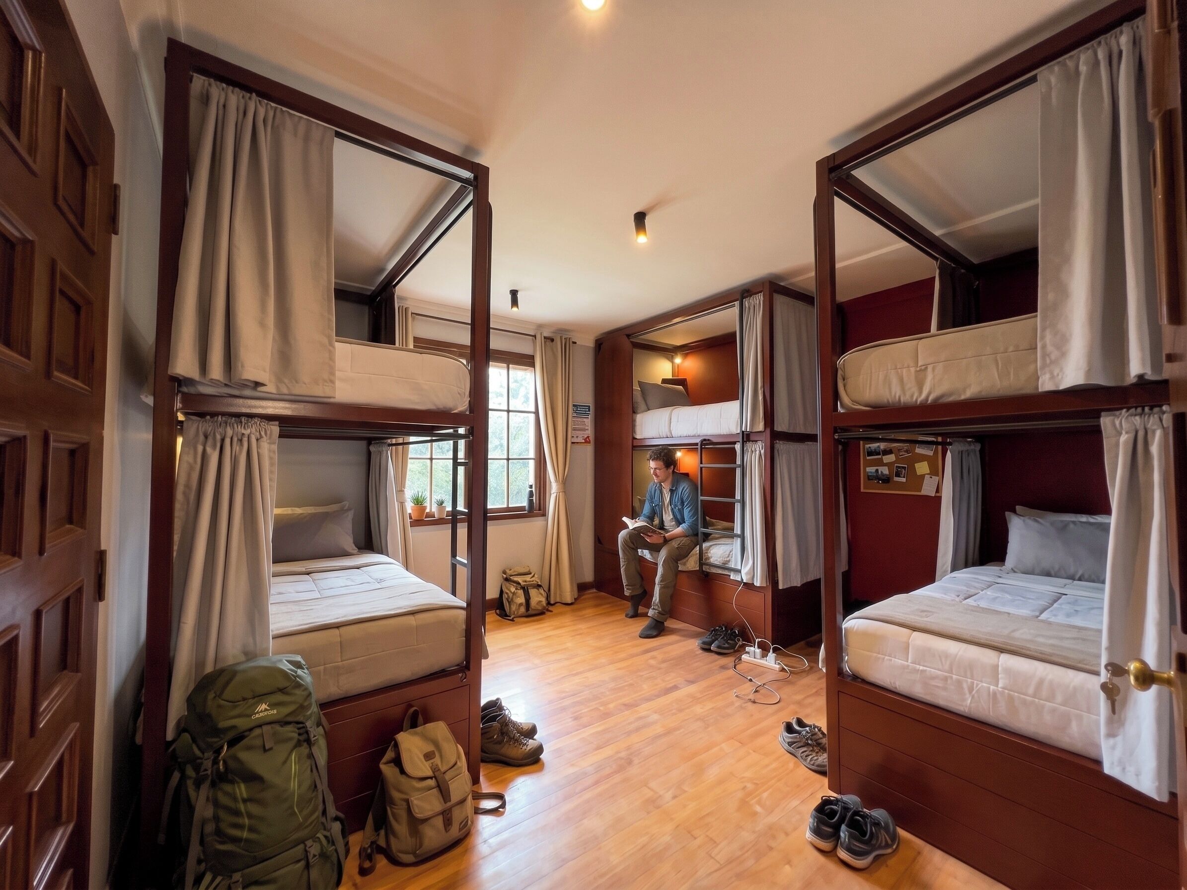 Standaard slaapzaal, gedeelde badkamer