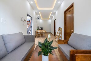 Luxury Villa, 2 Bedrooms | Living room | Flat-screen TV - Happy House Villa Phu Quoc (Phu Quoc)