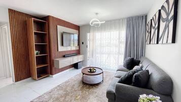 Apartment, 2 Bedrooms, Balcony | Living room