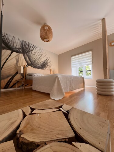 Maison d’hôtes « Chambre Pissenlit » avec piscine privée, terrasse partagée et Wi-Fi