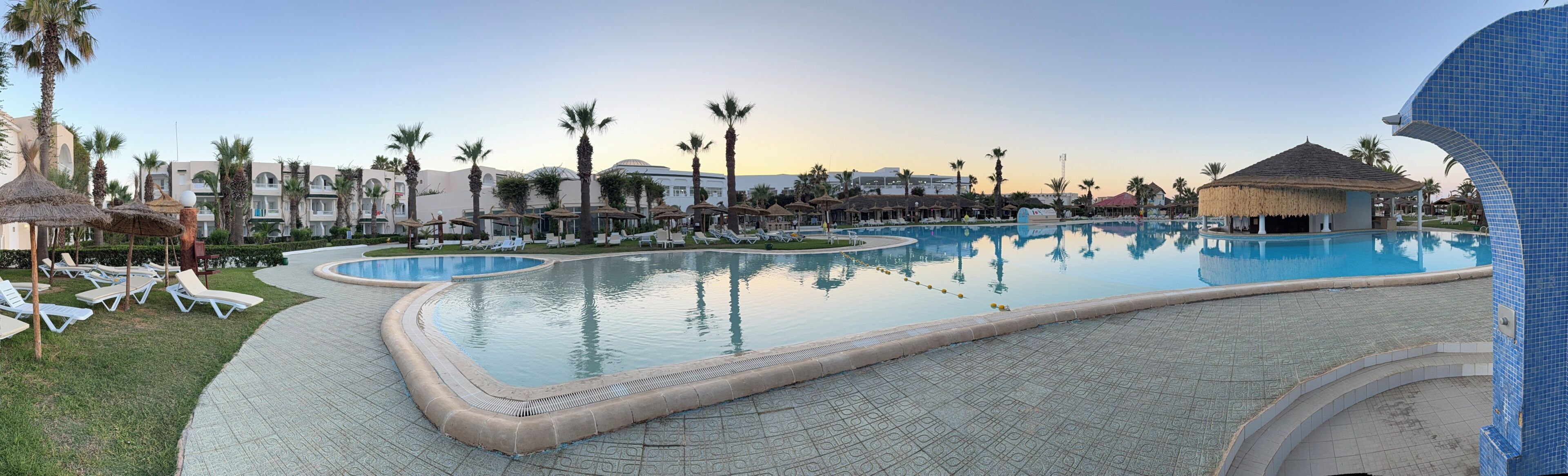 3 outdoor pools