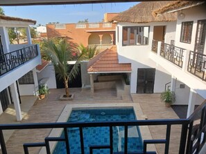 4 outdoor pools, pool umbrellas, pool loungers - sen hotel (Saly)