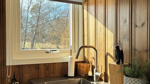 Interior - Moored houseboat on Haldenvassdraget (Aremark)