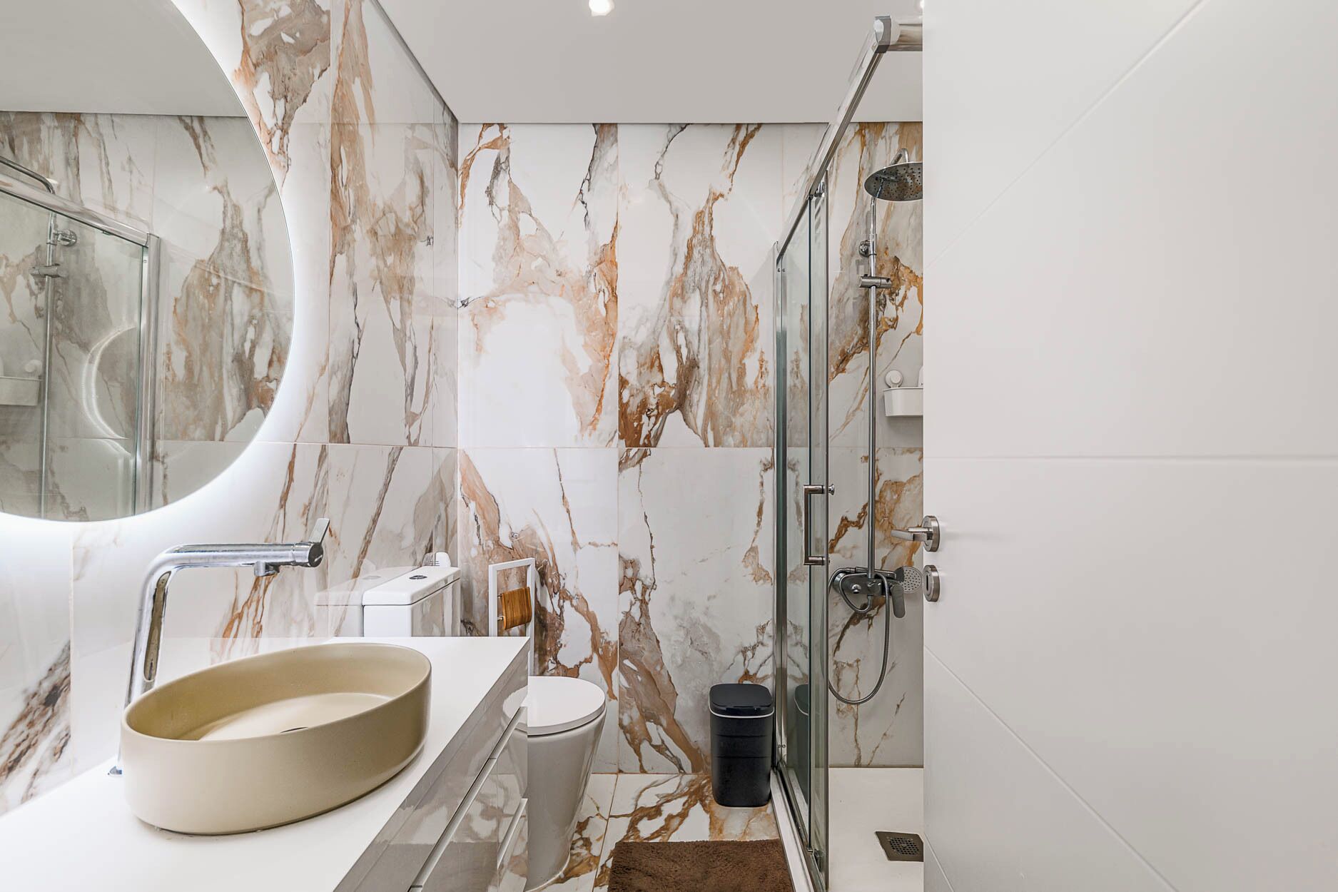 Towels, soap, toilet paper