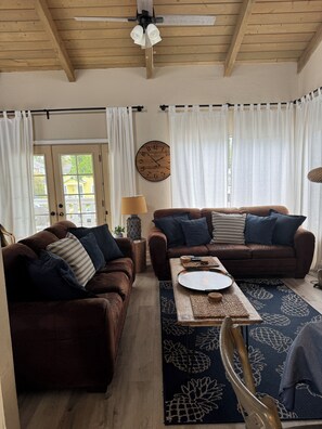 Living area - Spacious 3-bedroom building in charming Encinitas with AC (Encinitas)