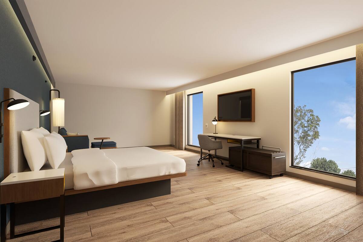 Premium Room, Non Smoking, City View | In-room safe, desk, laptop workspace, blackout curtains