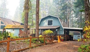 Exterior - Charming PNW cabin @ Lake Cushman! Firepit, games, near private waterfront park! (Hoodsport)