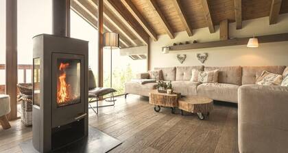 Chalet, Ground floor, terrace, balcony, fireplace or stove, tv, ski locker, 158m², Valfréjus