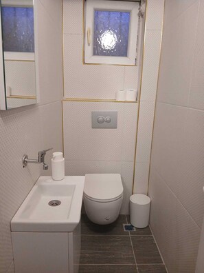 Classic House, Smoking, City View | Bathroom | Shower, free toiletries, hair dryer, towels - VILLA LINA LODGING HOUSE (GEMLİK)