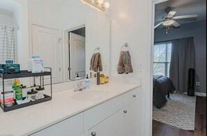 Towels, soap, toilet paper