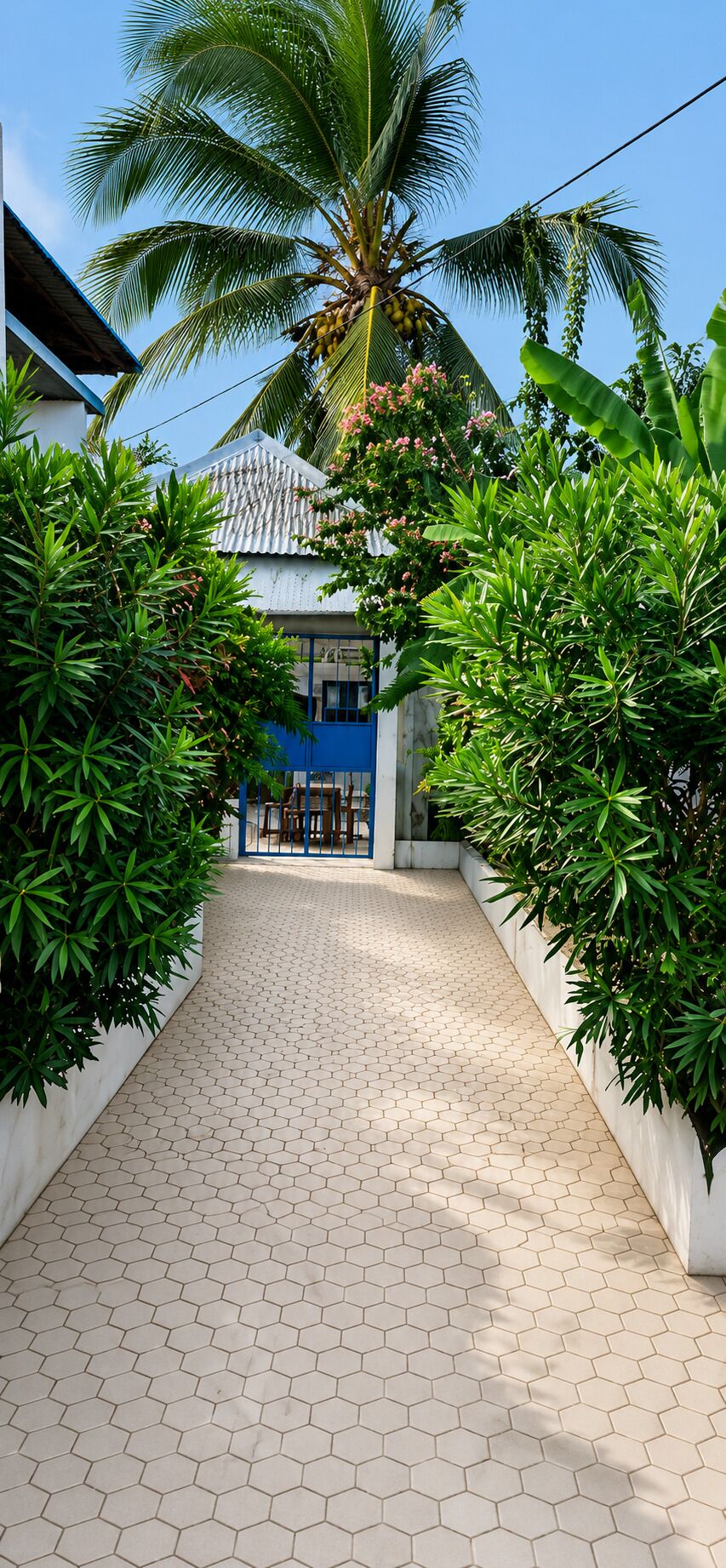 Entrada de la propiedad