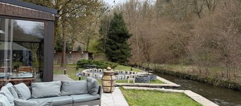 Cozy vacation home for large groups by the river in the Belgian Ardennes