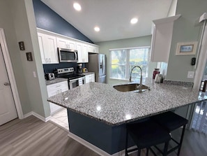 Townhome, Multiple Beds, Golf View (2473SAB) | Private kitchen | Coffee/tea maker, electric kettle, dining tables