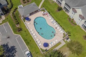 Pool - The Coastal Catch Ground-Floor Oasis near Beach, Pool & Golf (Little River)