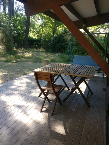 House on wooded lot near ocean beaches ô vacances!