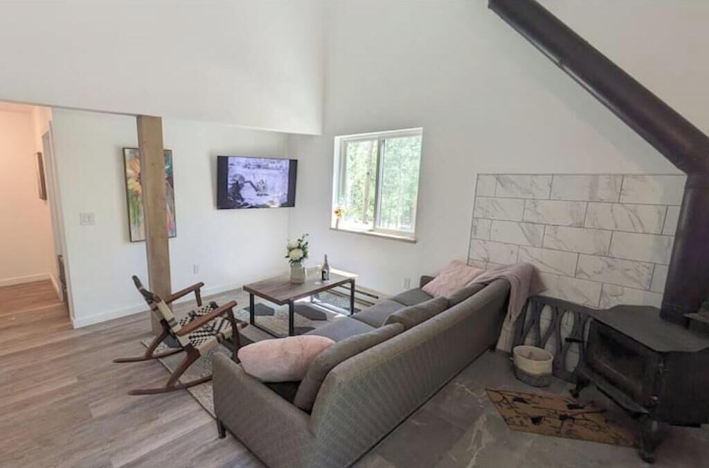 TV connectée, cheminée