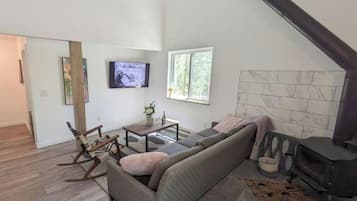 TV connectée, cheminée
