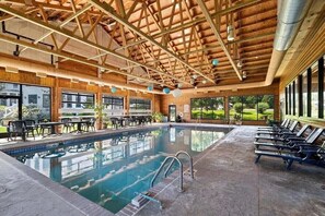 Pool - Lake | Walk Everywhere | 3BR Elkhart Beach Resort (Elkhart Lake)