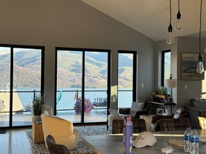 Interior - Wall of windows in Twin Lakes. (Twin Lakes)