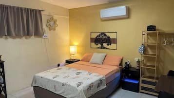1 chambre, fer et planche à repasser, accès au Wi-Fi (inclus)