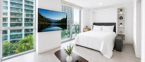 1 habitación, tabla de planchar con plancha, wifi gratis y ropa de cama