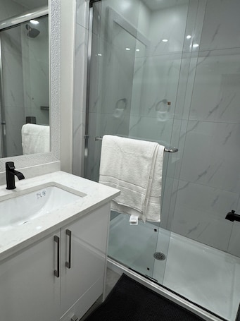 Hair dryer, towels, soap, shampoo. Hope Sunshine Valley 3BR 3Bath Mountain View Home
