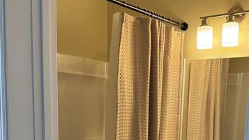 Hair dryer, towels